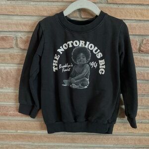 The Notorious BIG Kid’s Black Sweater 5T